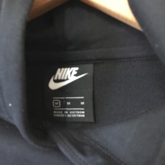 Nike Black Floral Logo Pullover Hoodie - Picture 11 of 14